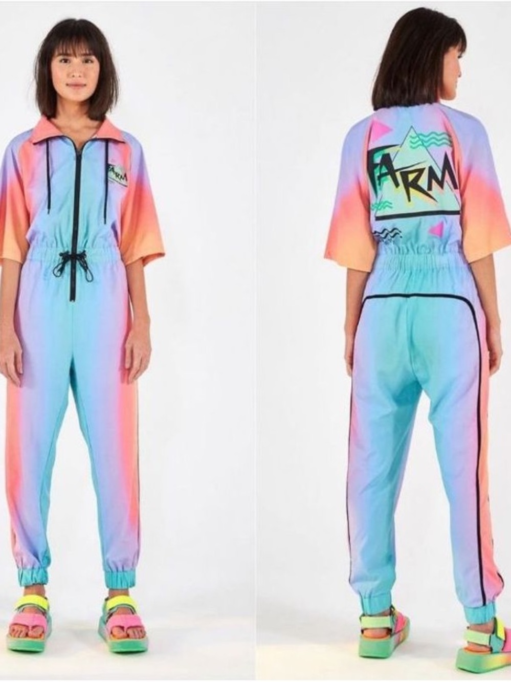 FARM Rio Gradient Iris Jumpsuit - Picture 4 of 9
